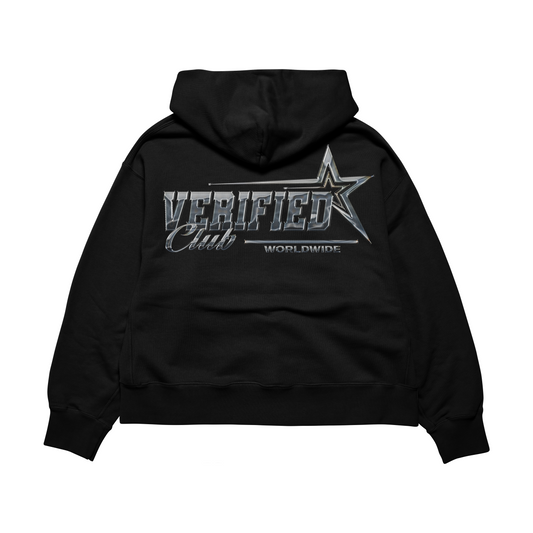 Black star club hoodie