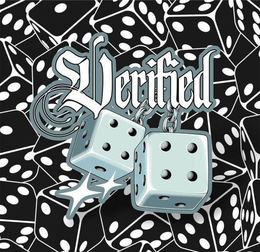 Dice diecut sticker